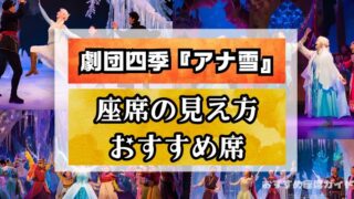 劇団四季『アナ雪』座席でおすすめは？見え方や1階席はどの席が