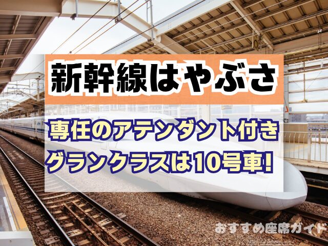 新幹線はやぶさ　座席　おすすめ　自由席　グリーン席　指定席