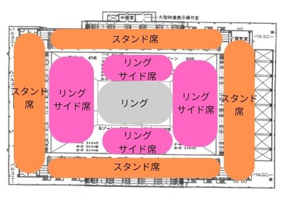 エディオンアリーナ大阪 座席 見え方 ライブ プロレス 大相撲 アリーナ スタンド