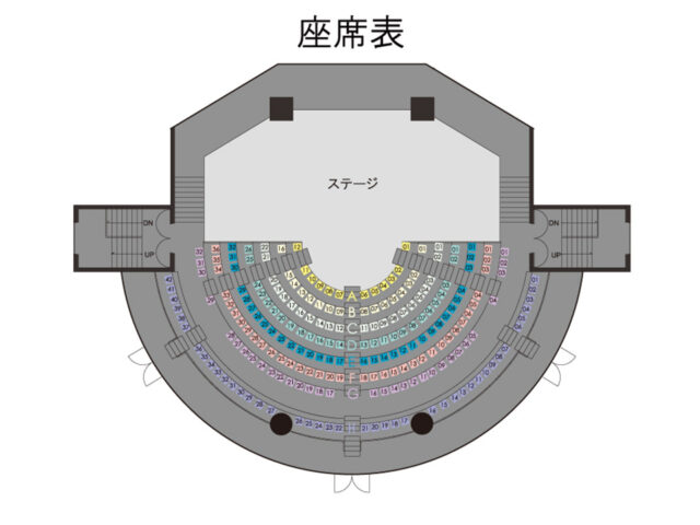 渋谷よしもと漫才劇場　座席　見え方　おすすめ　キャパ　見切れ席　座席表