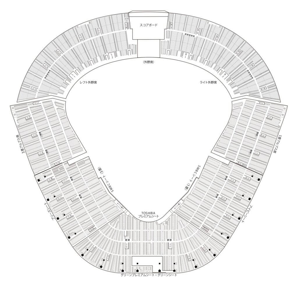 阪神甲子園球場　座席　見え方　おすすめ席　見切れ席