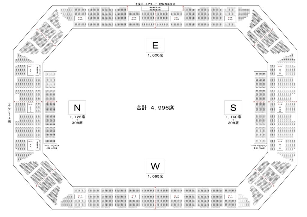 千葉ポートアリーナ　座席　見え方　おすすめ席　見切れ席
