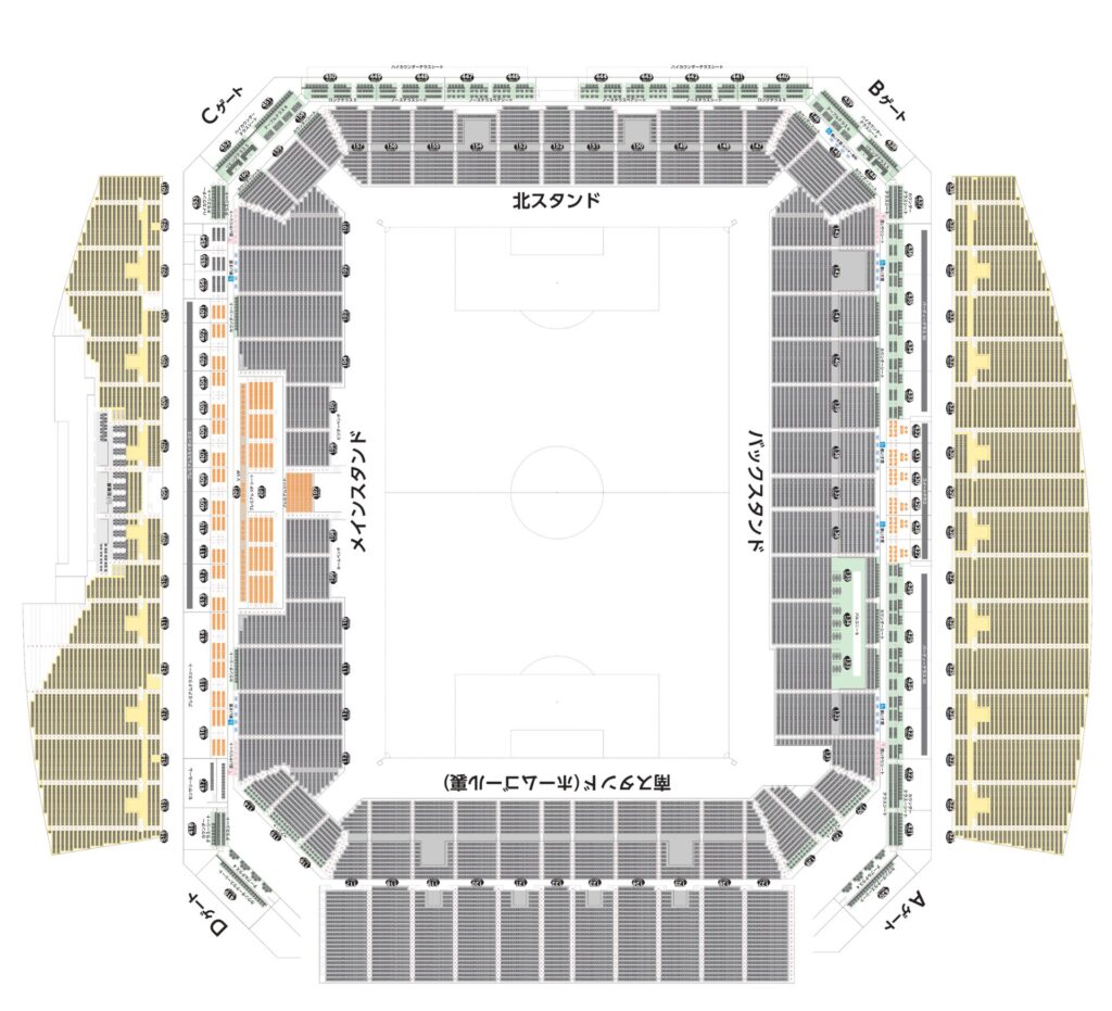 ピースウイング広島　座席　見え方　おすすめ席　見切れ席　周辺情報　解説