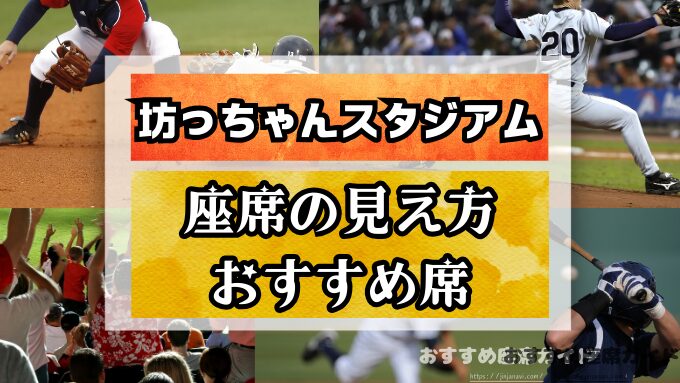 坊っちゃんスタジアムの座席と見え方！内野・外野・おすすめ席や注意点！