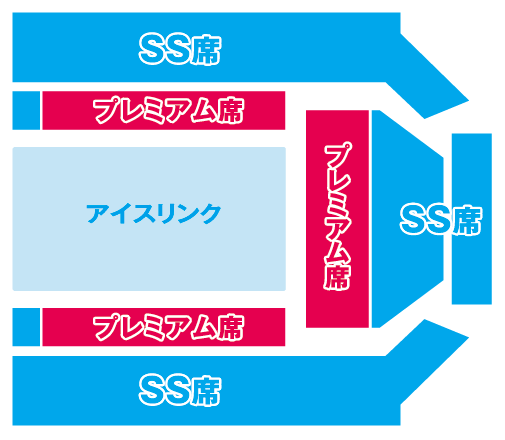 ディズニーオンアイス　座席　見え方　2026年　おすすめ席　SS席　プレミアム席